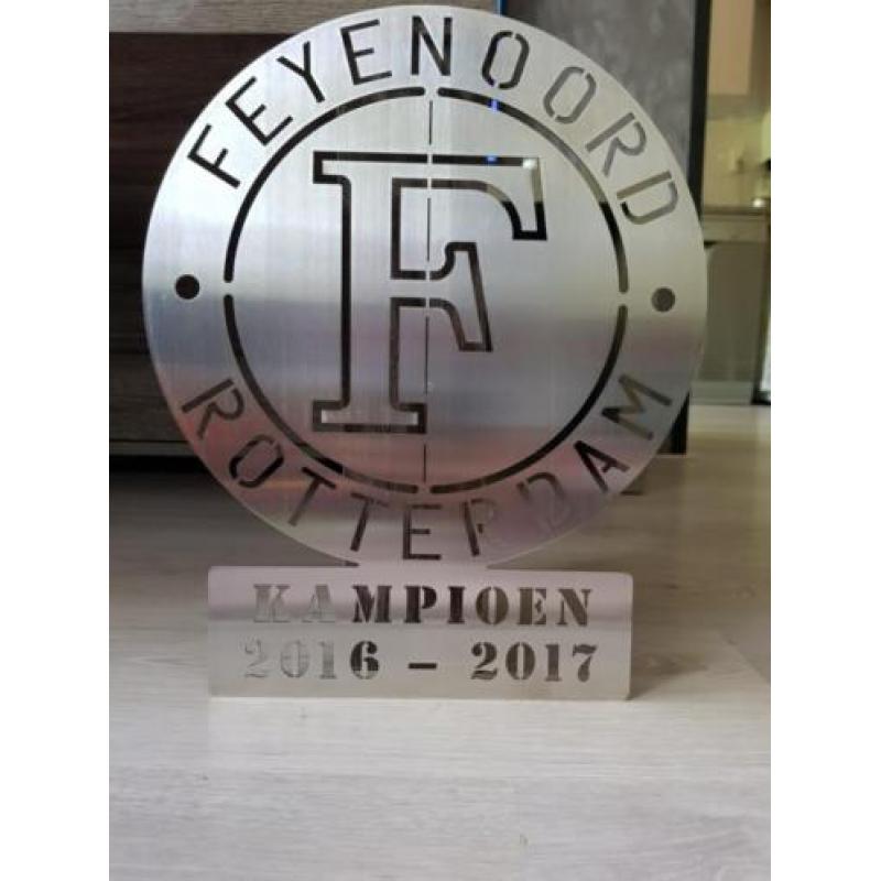 Feyenoord roestvrij staal,NIEUW! Ophangen Binnen of buiten