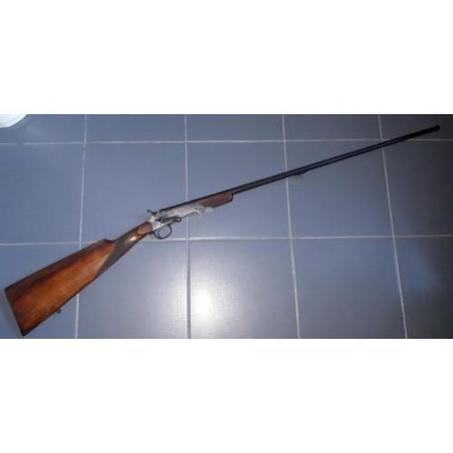 Antiek 9mm Flobert plooi geweer zwartkruit pistool revolver