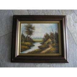 schilderijtje 40 x 33 cm