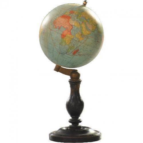 Antiek varia / kleine wereldbol / Aardglobe Thomas Paris ...