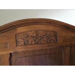 Eikenhouten antiek bed