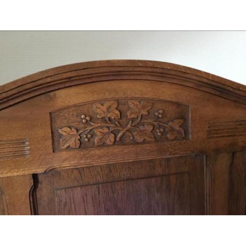 Eikenhouten antiek bed
