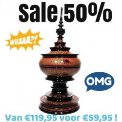 Birmees lakwerk offerschaal