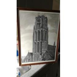 Schilderij in Pentekening uit 1947