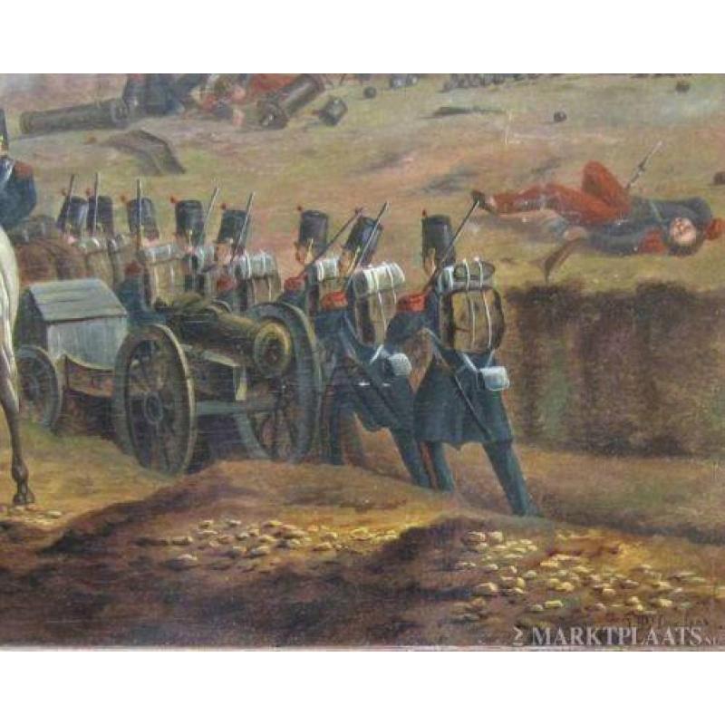 ==soldaten op het veld==BELGISCH==J B Davelooze 1807-1886===