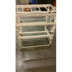 Antiek smeedijzeren bed