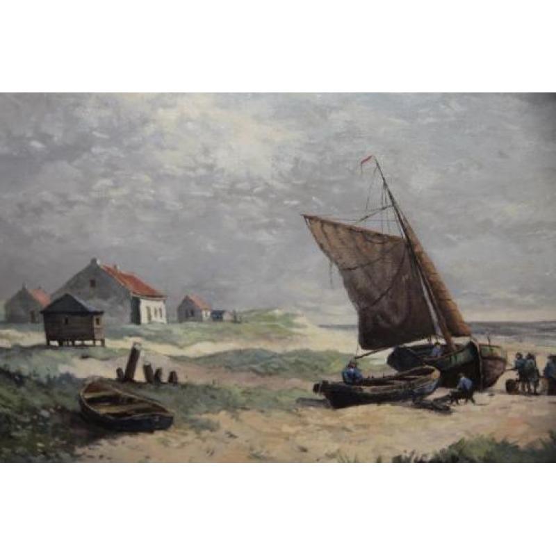 W.Heytman geb.1950 Nabij Domburg/Strand/Zee/Duingezicht/Pers