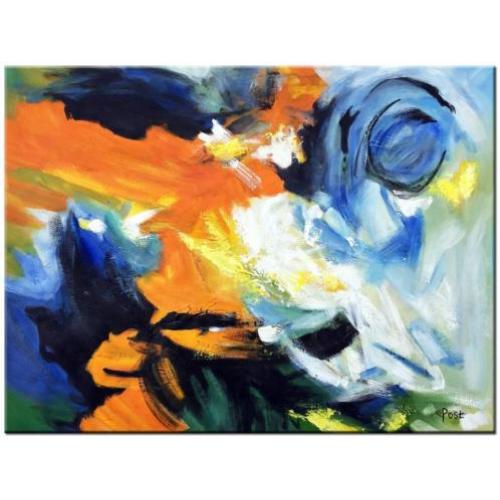 d807 Abstract modern olieverf schilderij 120x90cm