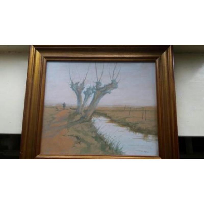 Prachtige aquarel Willem Noordijk