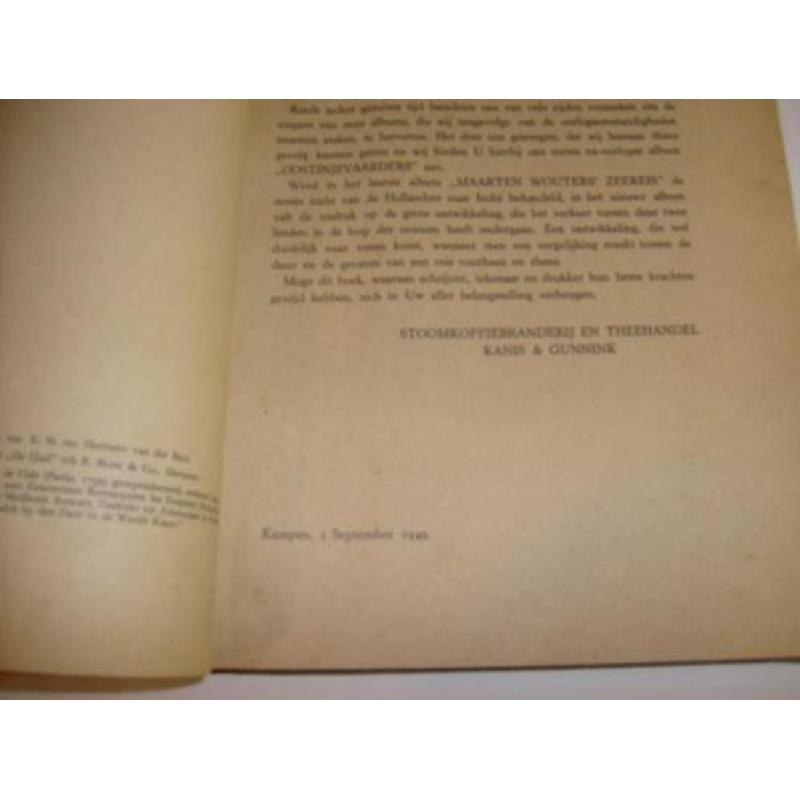 antiek plaatjes album boek K & G OOSTINJEVAARDERS trfw KLM