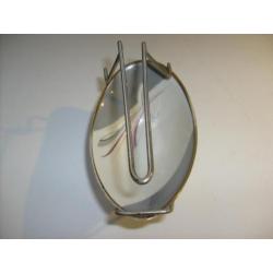 vintage jaren50 BAVARIA R porselein design schaal in houder