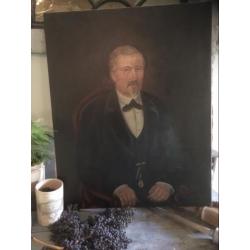 Antieke Franse portretten - Mentha Brocante