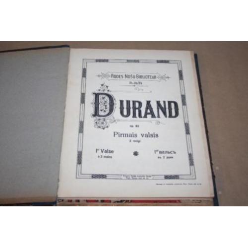Prachtig album met bladmuziek (Jugendstil e.d.) - Ca 1920 !!