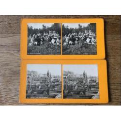 Stereokaart Stereoscoop Kaart Stereofoto Venetië Algerije