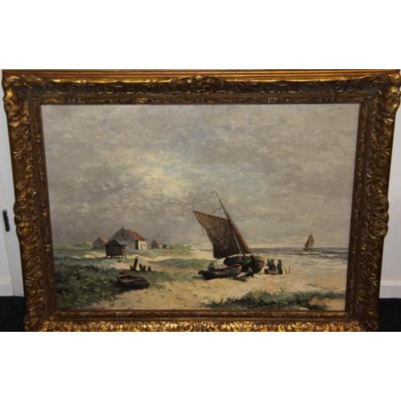 W.Heytman geb.1950 Nabij Domburg/Strand/Zee/Duingezicht/Pers