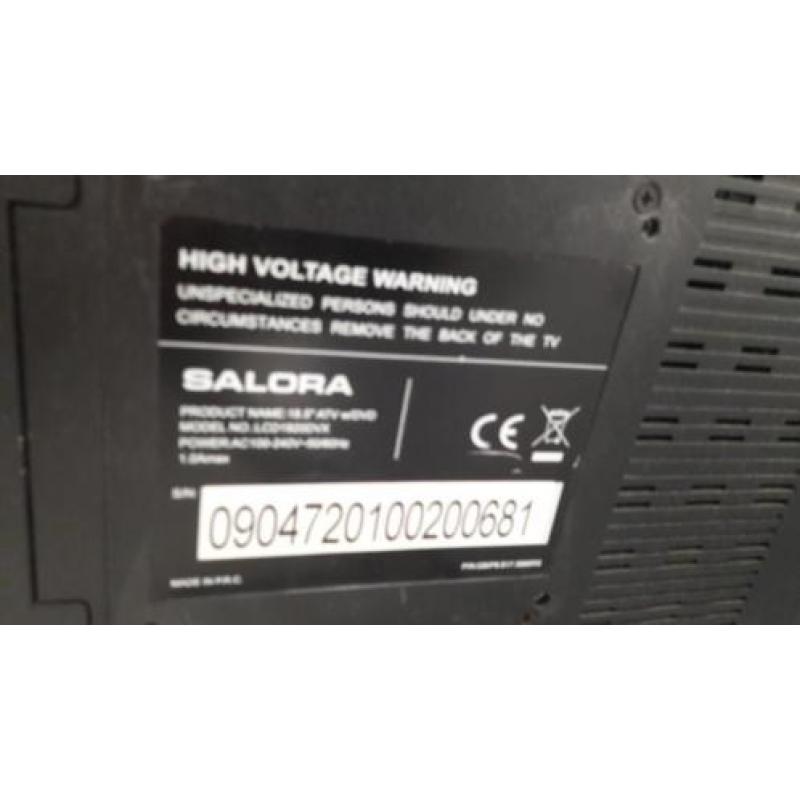Salora tv met ingebouwde dvd speler