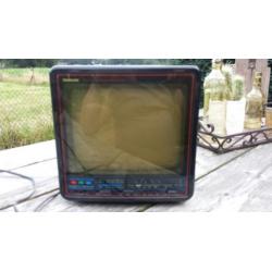 vintage kleurentv monitor