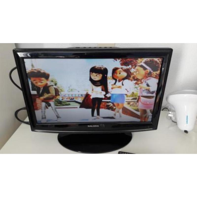 Salora tv met ingebouwde dvd speler