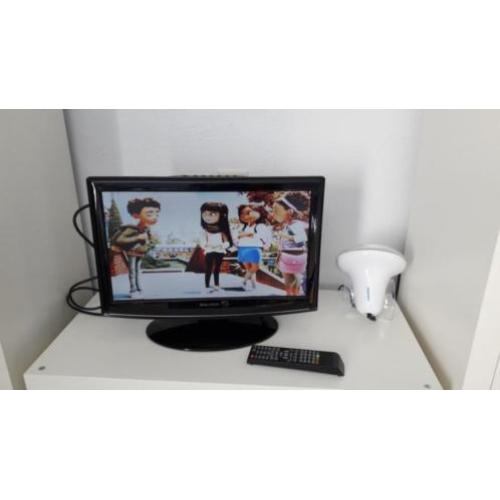 Salora tv met ingebouwde dvd speler