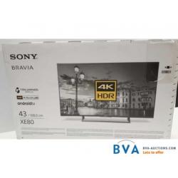 Online veiling: Sony KD43XE8099BAEP zwart LED TV (35536