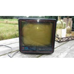 vintage kleurentv monitor