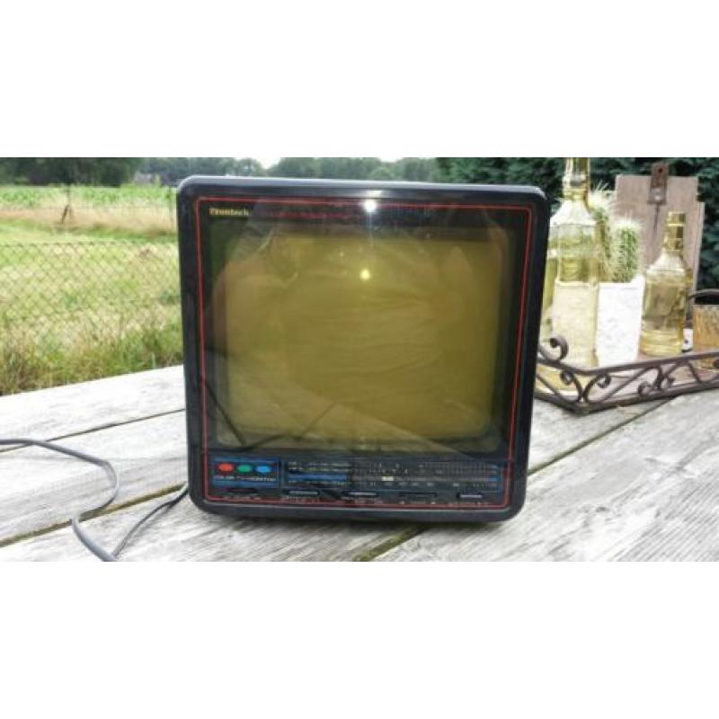 vintage kleurentv monitor