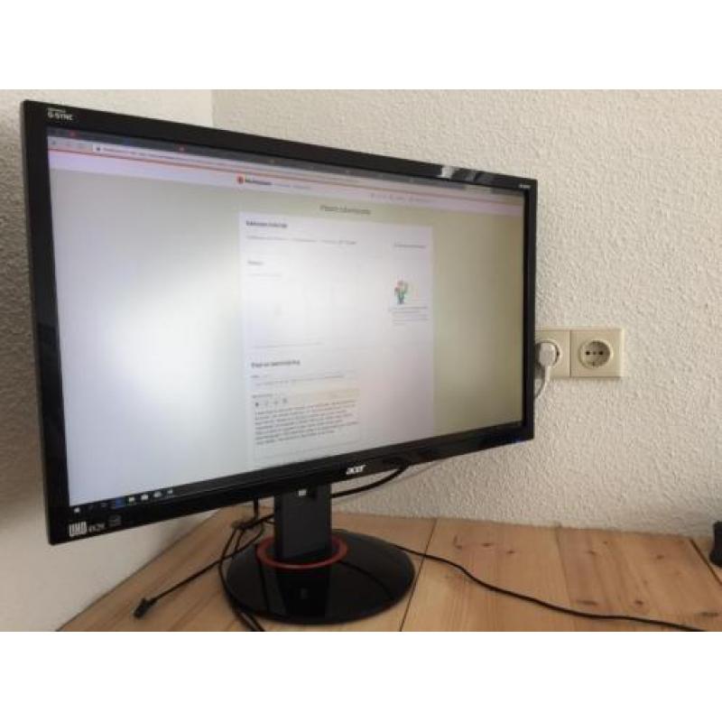 Acer XB280HK 28" 4K Ultra HD G Sync 1ms Gaming Monitor