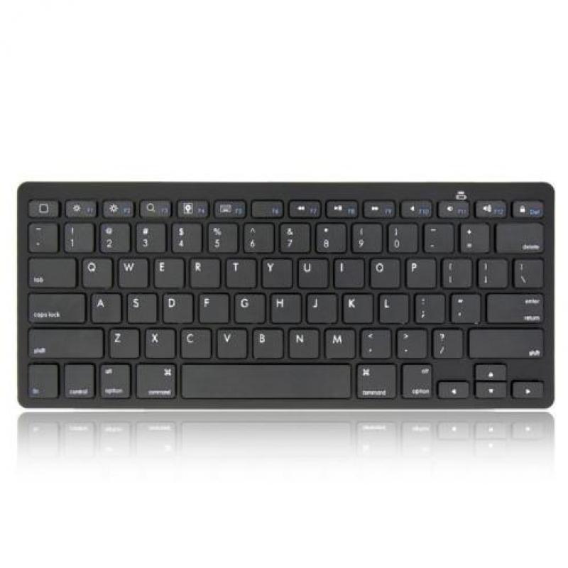 Draadloos Bluetooth toetsenbord zwart iPad