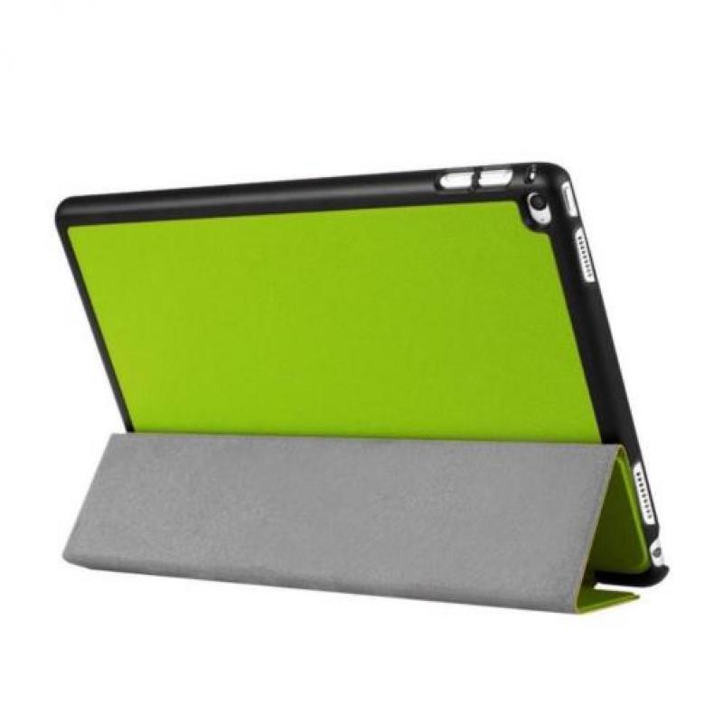 iPad Pro 12.9 - hoes, cover, case - 3-fold- PU leder - groen