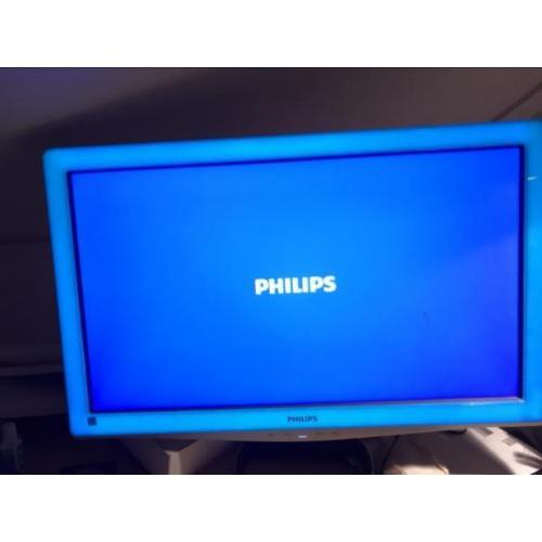 Mooie Monitor Philips 24 inch met led verlichting