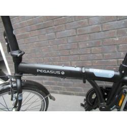 2 vouwfietsen Pegasus DS3 matzwart zo goed als nieuw
