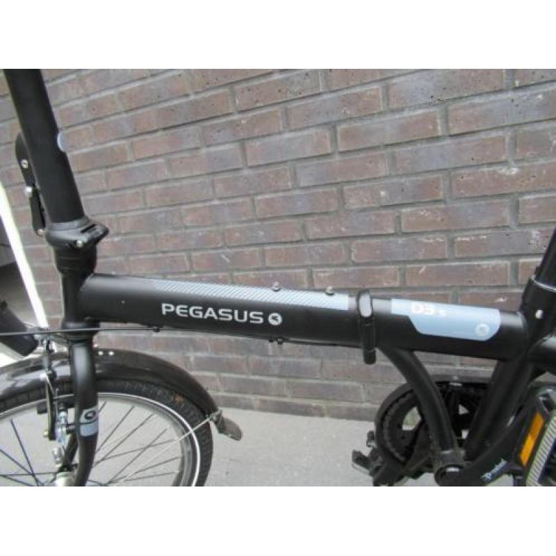 2 vouwfietsen Pegasus DS3 matzwart zo goed als nieuw