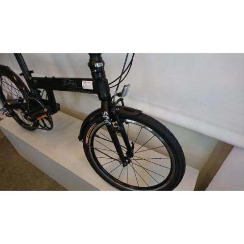 Fsir spinbike vouwfiets zwart en wit leverbaar.