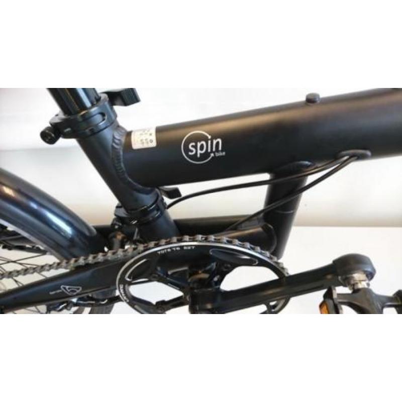 Fsir spinbike vouwfiets zwart en wit leverbaar.