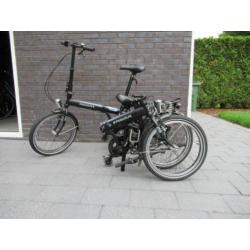 2 vouwfietsen Pegasus DS3 matzwart zo goed als nieuw