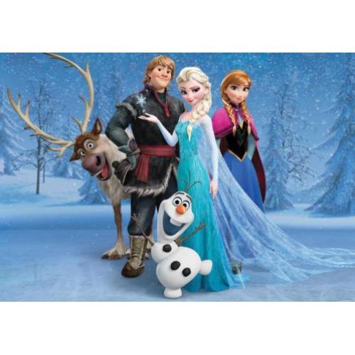 Fotobehang Frozen Gratis Lijm en verzenden