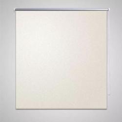 vidaXL Rolgordijn verduisterend 120 x 230 cm crême