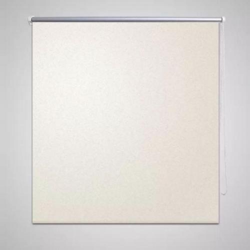 vidaXL Rolgordijn verduisterend 120 x 230 cm crême