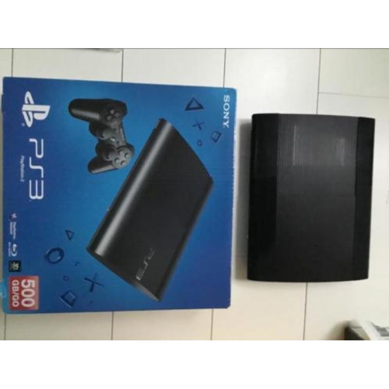 Mooie PlayStation 3 (zwart , 500GB, compleet)
