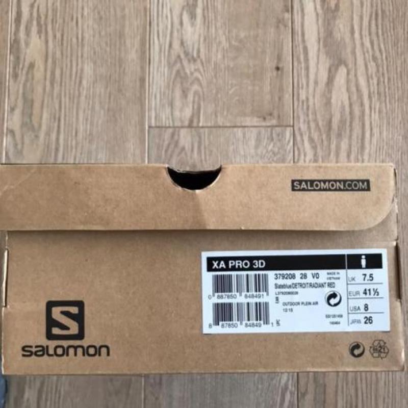 Salomon XA Pro 3D wandelschoenen - Nieuw - Maat 41-1/3